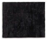 Alsonwell Black Throw folded, side view