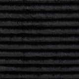 Close-up of fabric texture and brand label on Alsonwell Black Throw
