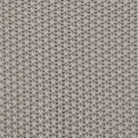 Swatch of Gayelery Gray throw fabric color