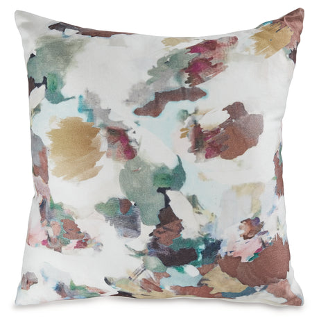 Herston abstract multi-color accent pillow front view