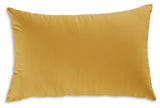 Varness pillow back in solid white cotton reverse