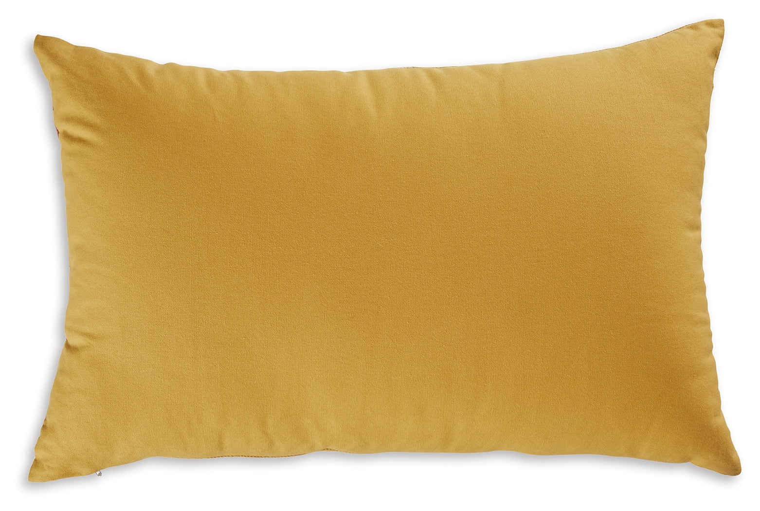 Varness pillow back in solid white cotton reverse