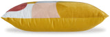 Varness pillow side view with zipper closure