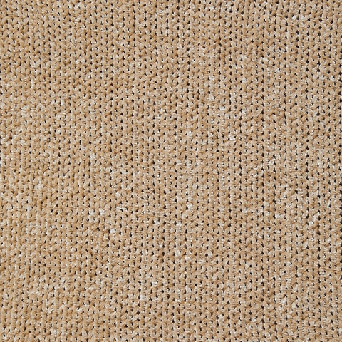 Swatch showing gold color and chenille fabric texture