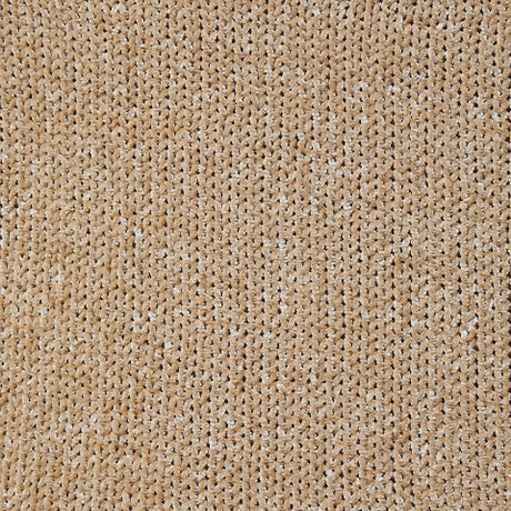 Swatch showing gold color and chenille fabric texture