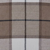 Godricton pillow fabric swatch brown black cream