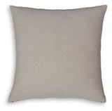 Landcher Brown Pillow zipper closure detail