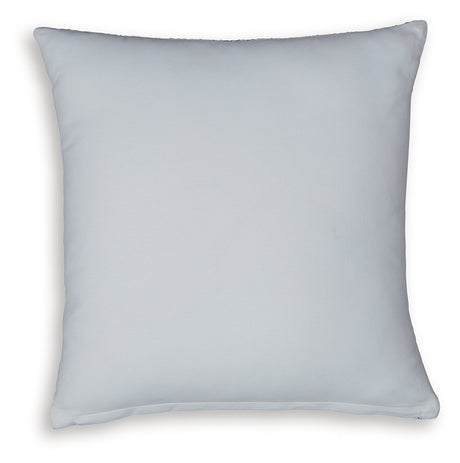 Paulmour floral accent pillow zipper closure detail