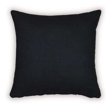 Close-up of zipper closure on Kydner pillow