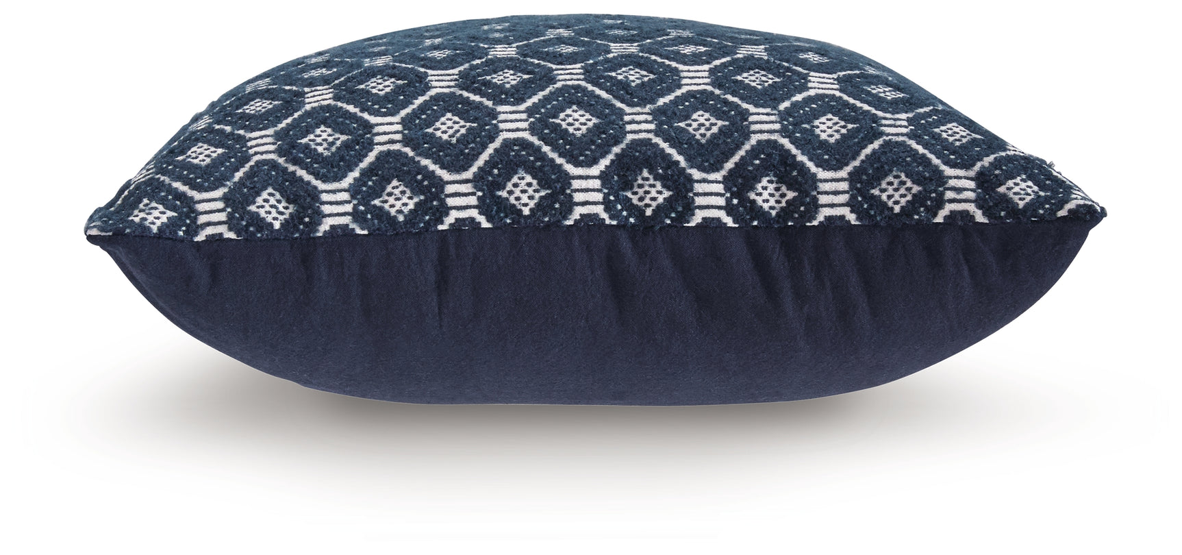 Back side of Abra Pillow in solid black