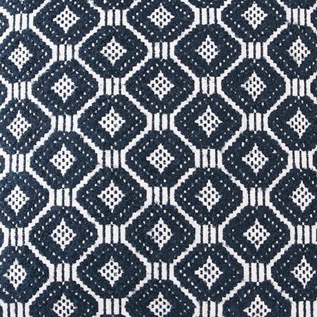 Fabric swatch for Abra Pillow black and ivory colors