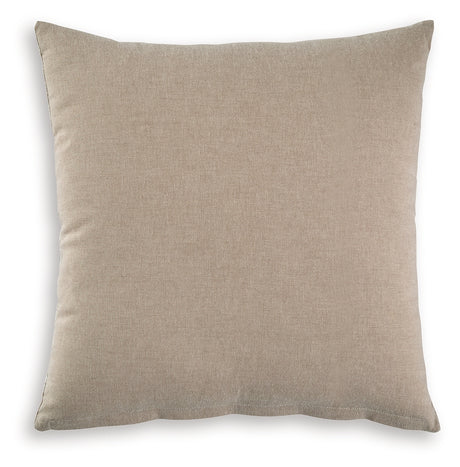Close-up of zipper closure on Cortlen pillow