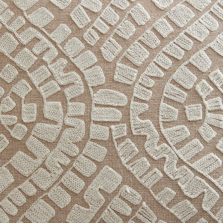 Beige and ivory color swatch for Cortlen pillow