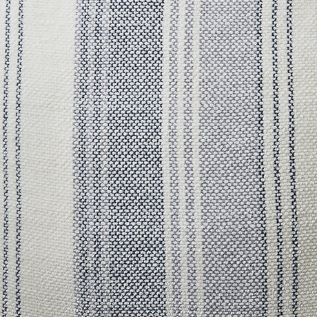Fabric swatch of Adikus blue, gray, and white pattern