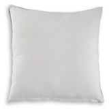 Close-up of zipper closure on Harperville pillow