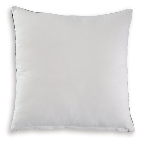 Close-up of zipper closure on Harperville pillow