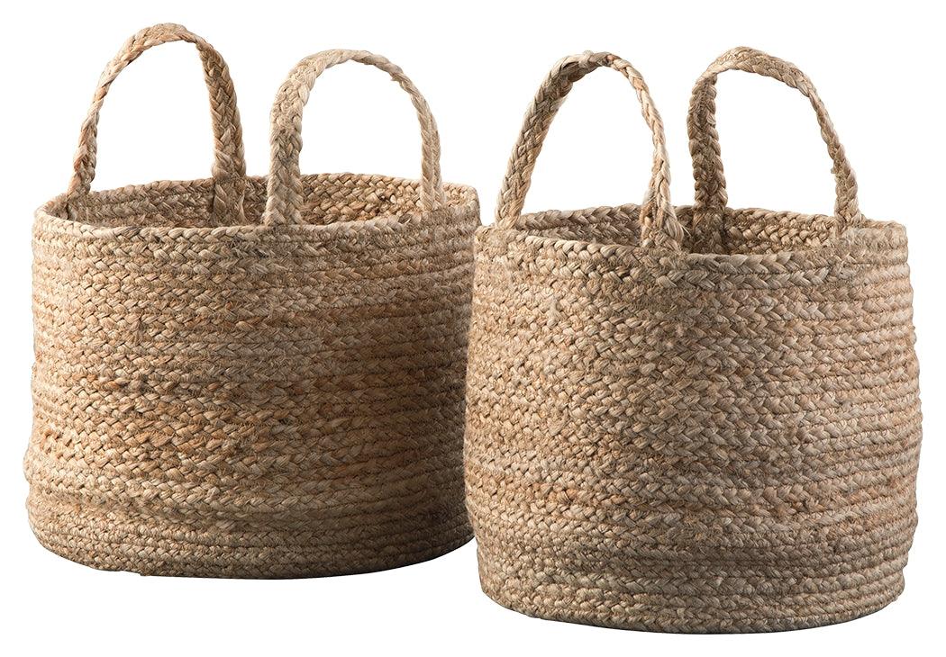 Brayton Natural Basket (Set Of 2) - Ella Furniture