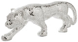 Side view of Drice Mirror Panther Sculpture