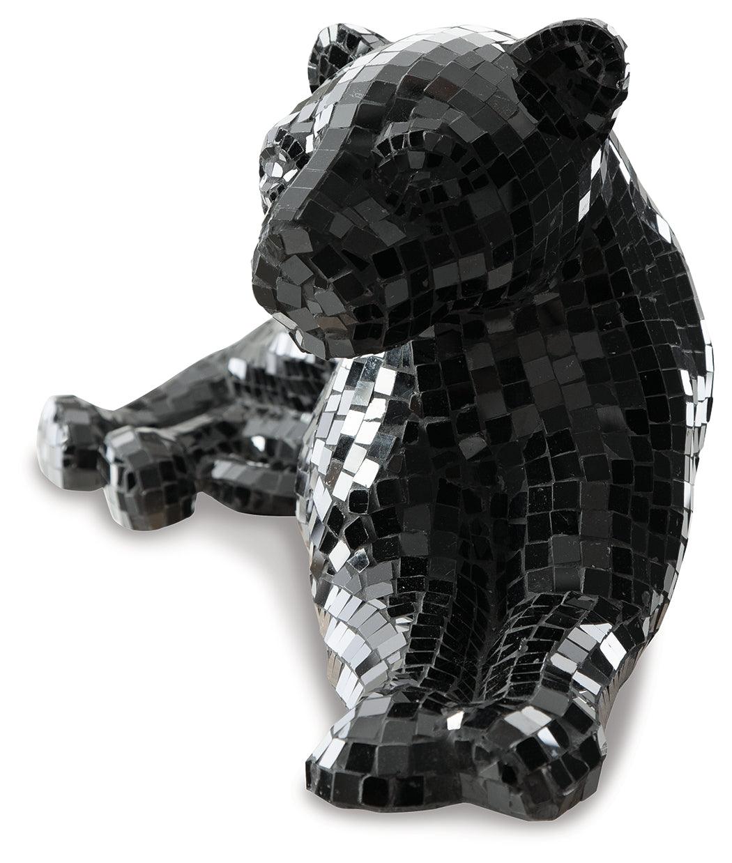 Side view of Drice Black Panther Sculpture