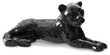 Close-up detail of mosaic glass on Drice Black Panther Sculpture