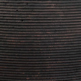 Detail of ribbed texture and finish on Hannela Vase