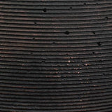 Detail of antiqued brown finish on Hannela Vase