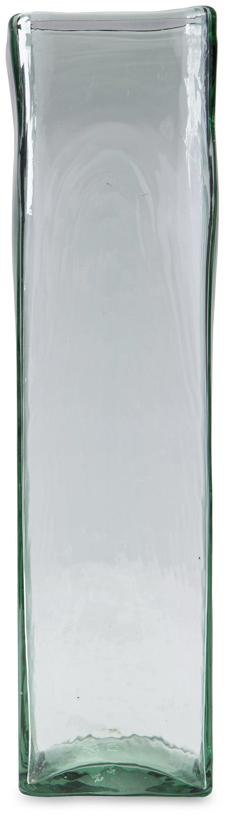 Taylow large deep green glossy porcelain vase head on