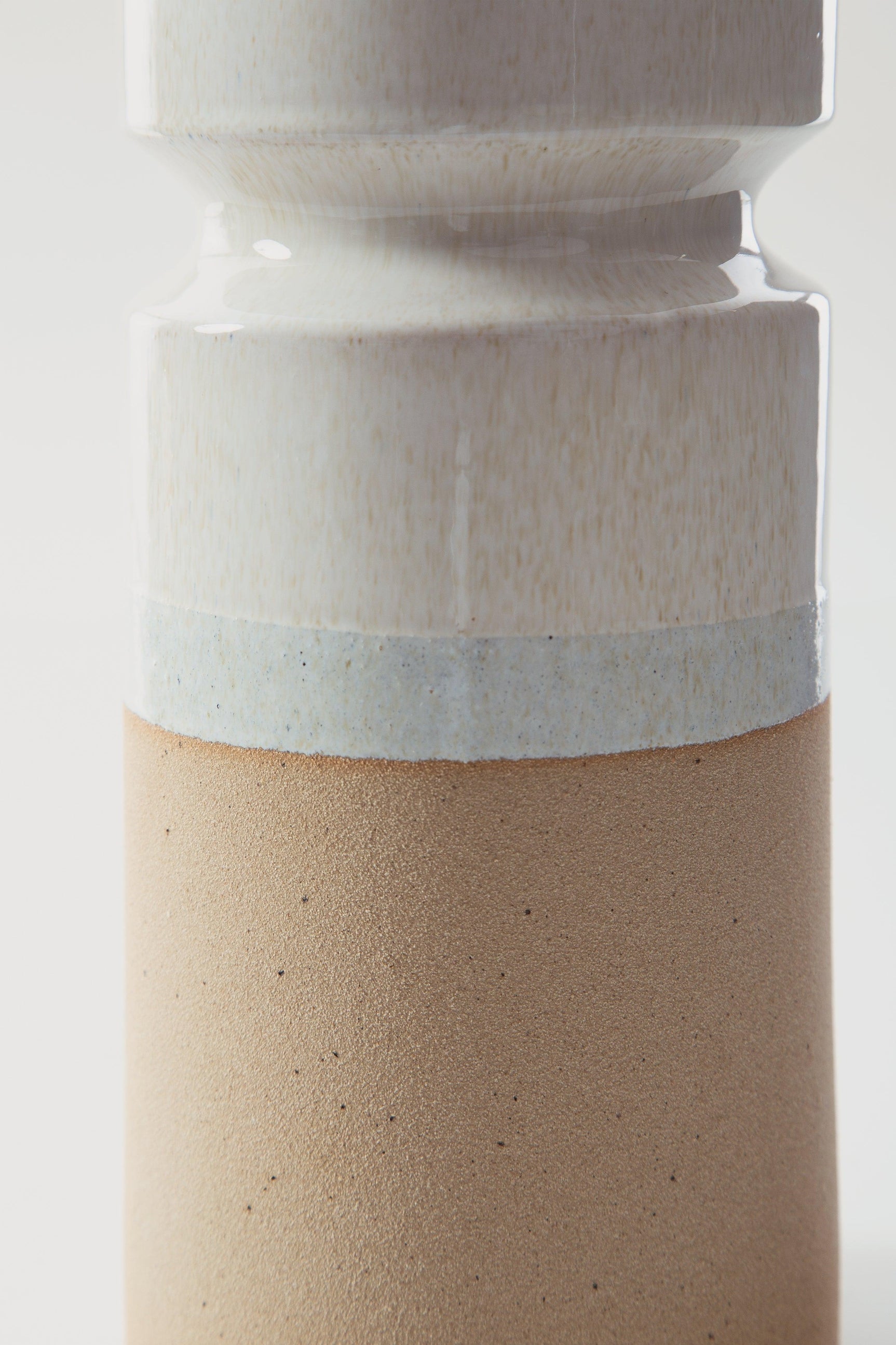 Hurston Ivory/brown Candle Holder (Set Of 3) - Ella Furniture