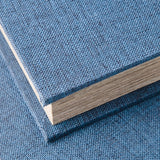 Close-up of Jolina Blue Box fabric texture