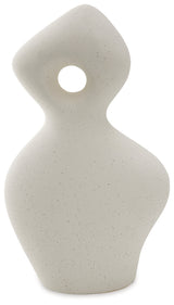 Close-up of Arthrow ceramic sculpture smooth finish