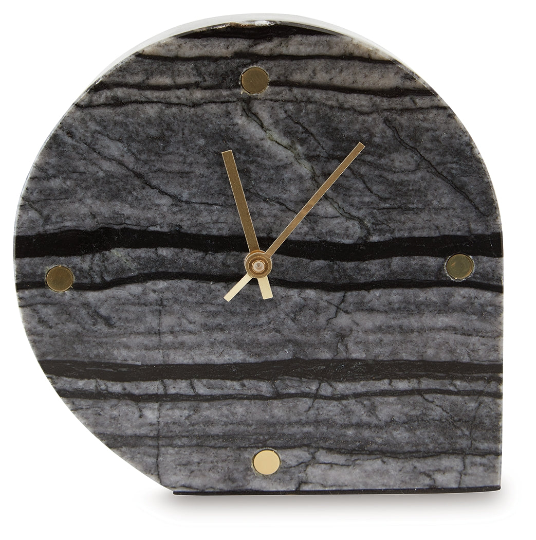 Janmour table clock head-on view