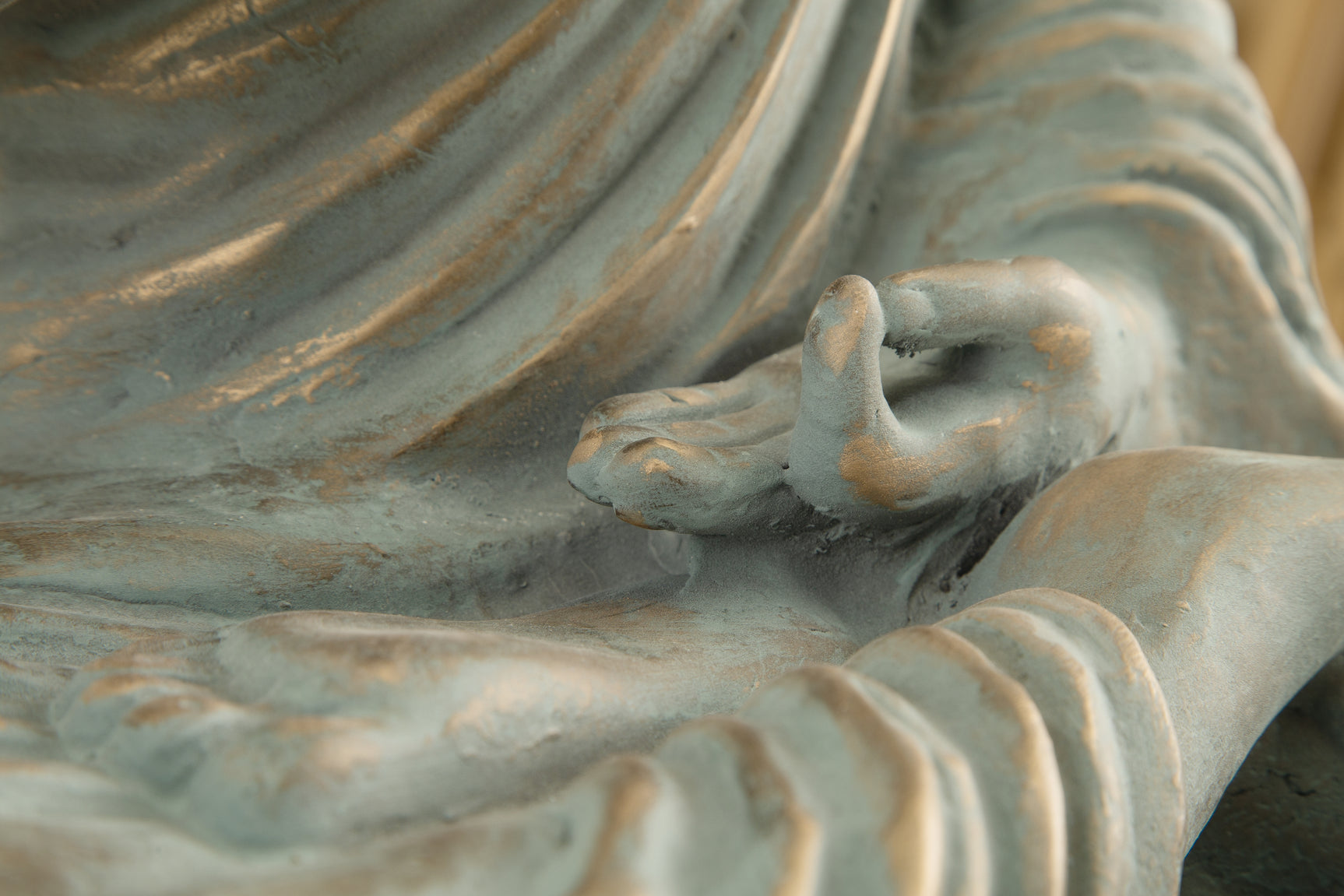 Hosgrove Verdigis Patina Sculpture finish detail