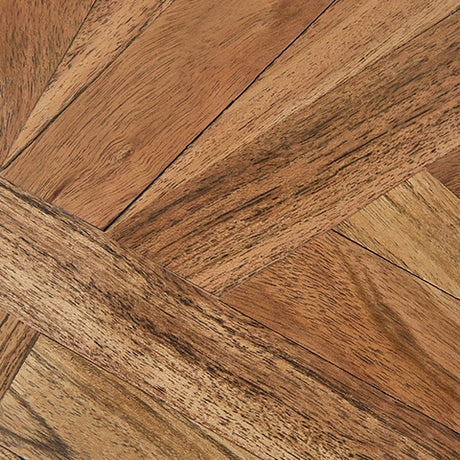 Close-up of natural medium brown finish on Antford box