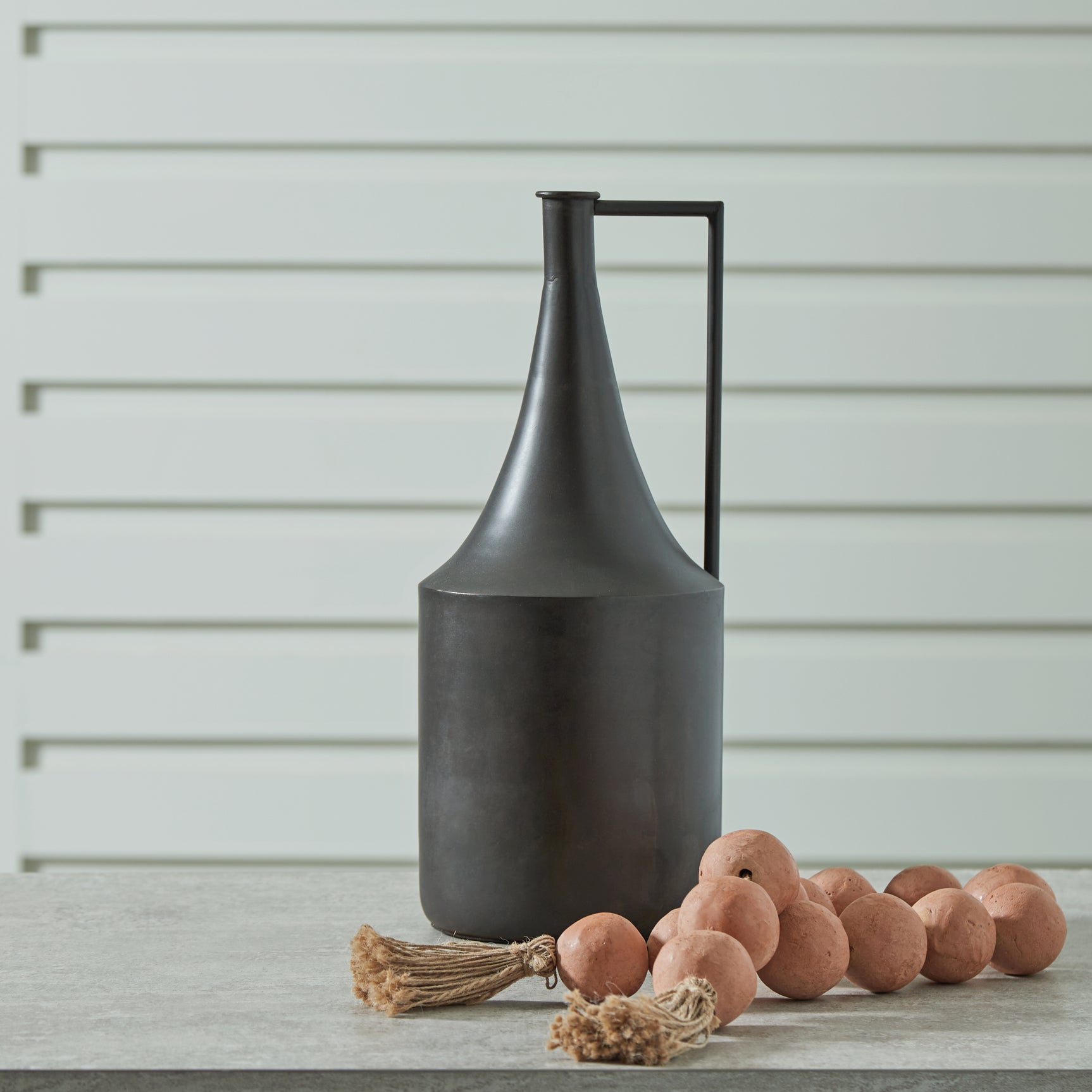 Zainforth Vase with faux florals displayed