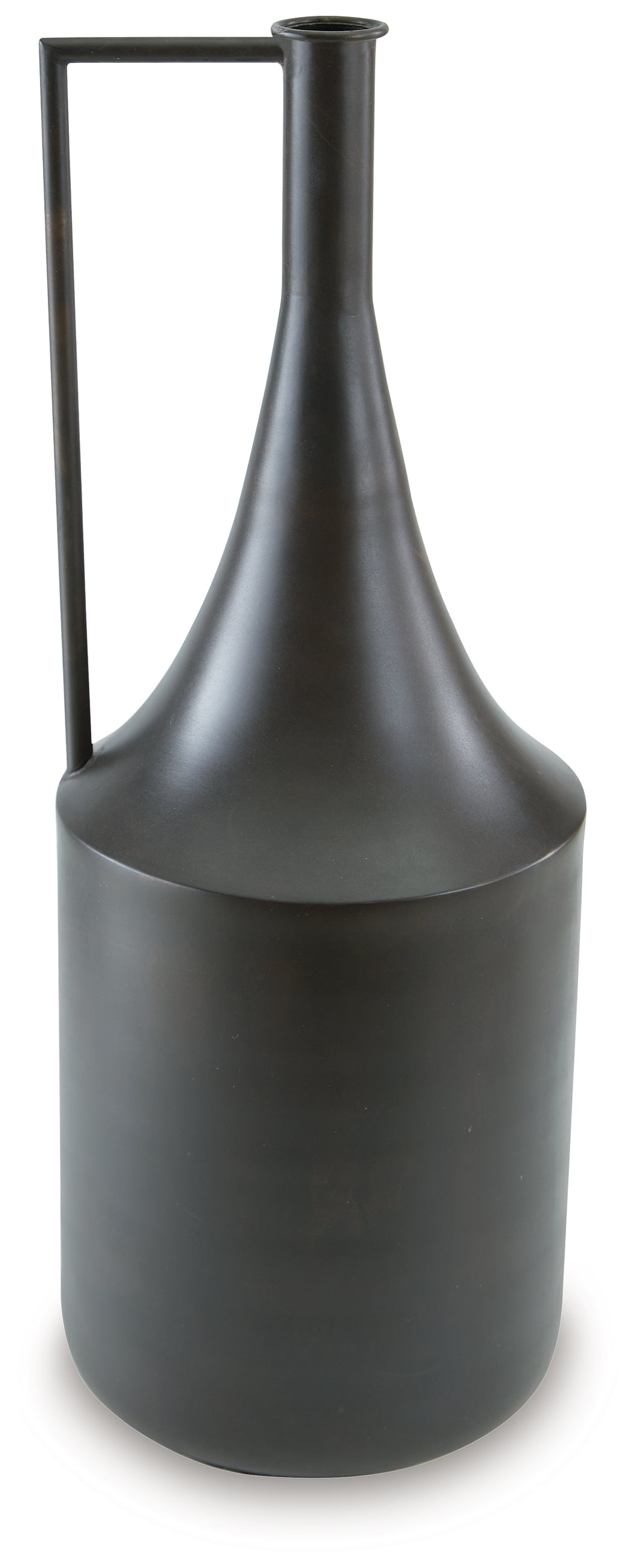 Close-up detail of Zainforth Vase metal finish