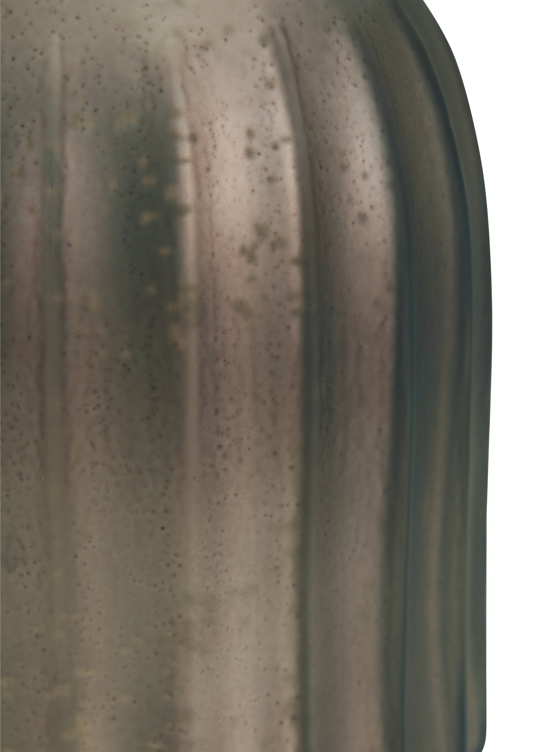 Fluted mercury glass Briarcott vase