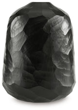 Ryanford Vase side detail of textured black glass
