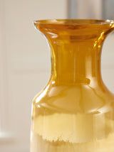 Close-up of hand-painted ombre detailing on Wynburg vase