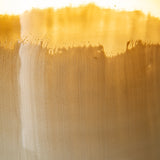 Detail of amber and white glass finish on Wynburg vase