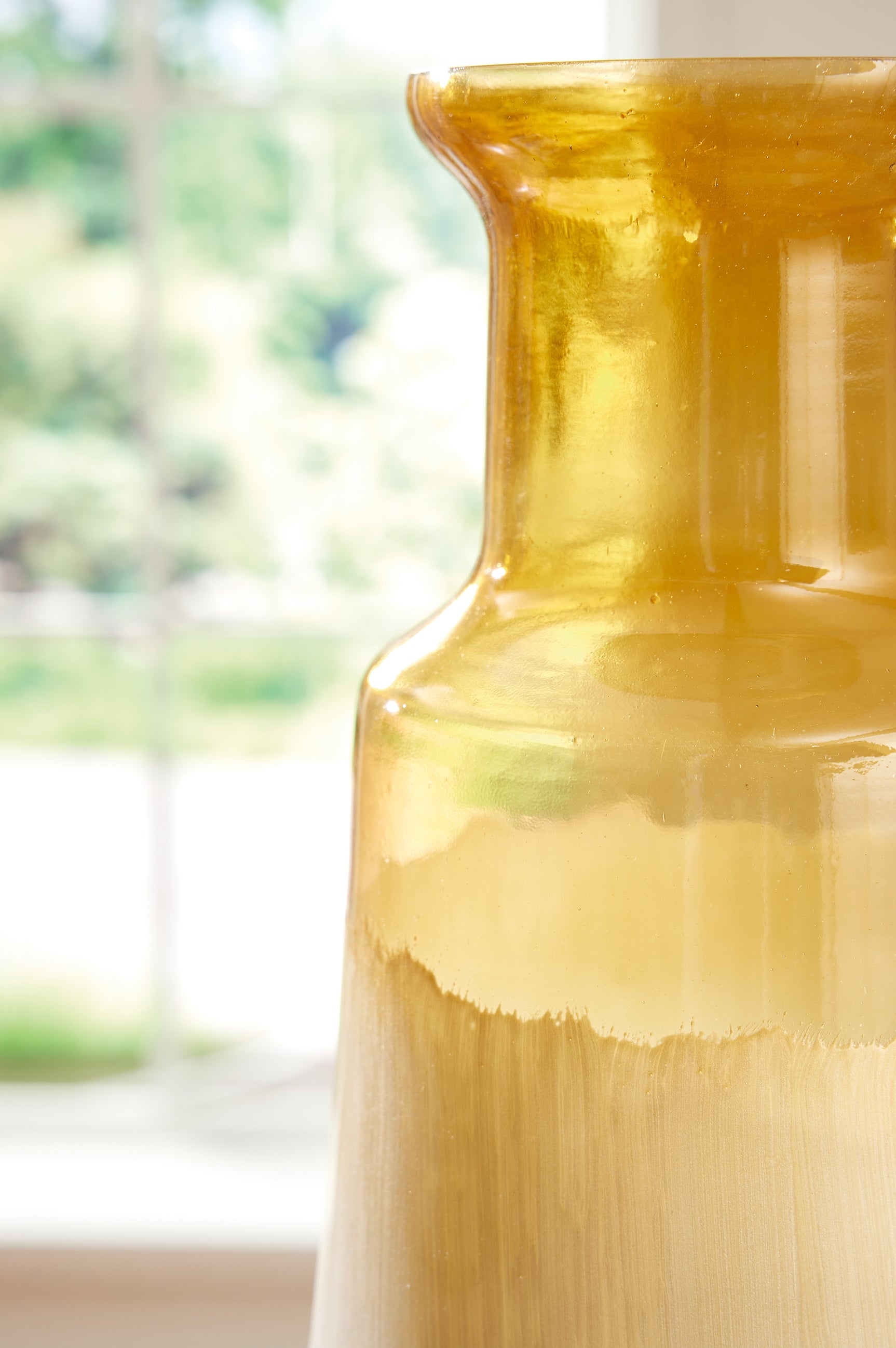 Close-up of enamel glass texture on Wynburg vase