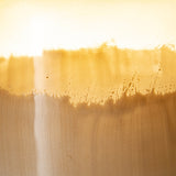 Wynburg vase showcasing two-tone amber and white finish
