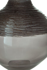 Harpwick Vase textured hand-carved top detail