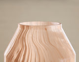 Top view of Dushby Blush Pink Vase highlighting round shape