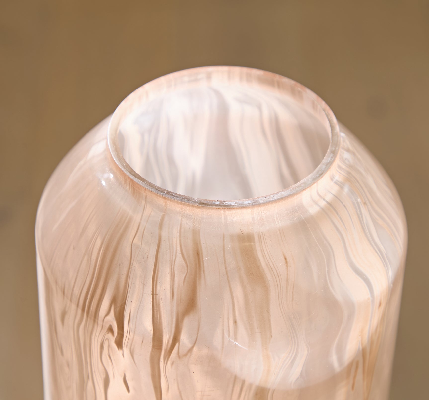 Side view of Dushby glass vase