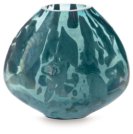 Top view showing oval opening of Cartshaw Vase