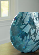 Detail of textured pattern on Cartshaw glass vase
