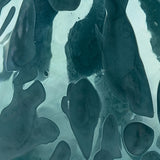 Cartshaw Vase iridescent teal finish detail