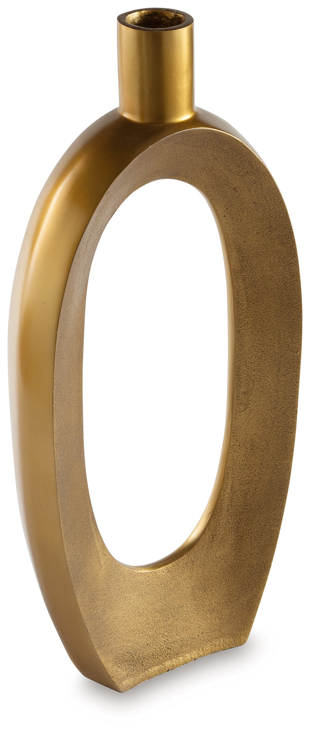 Close-up of antique gold finish and texture