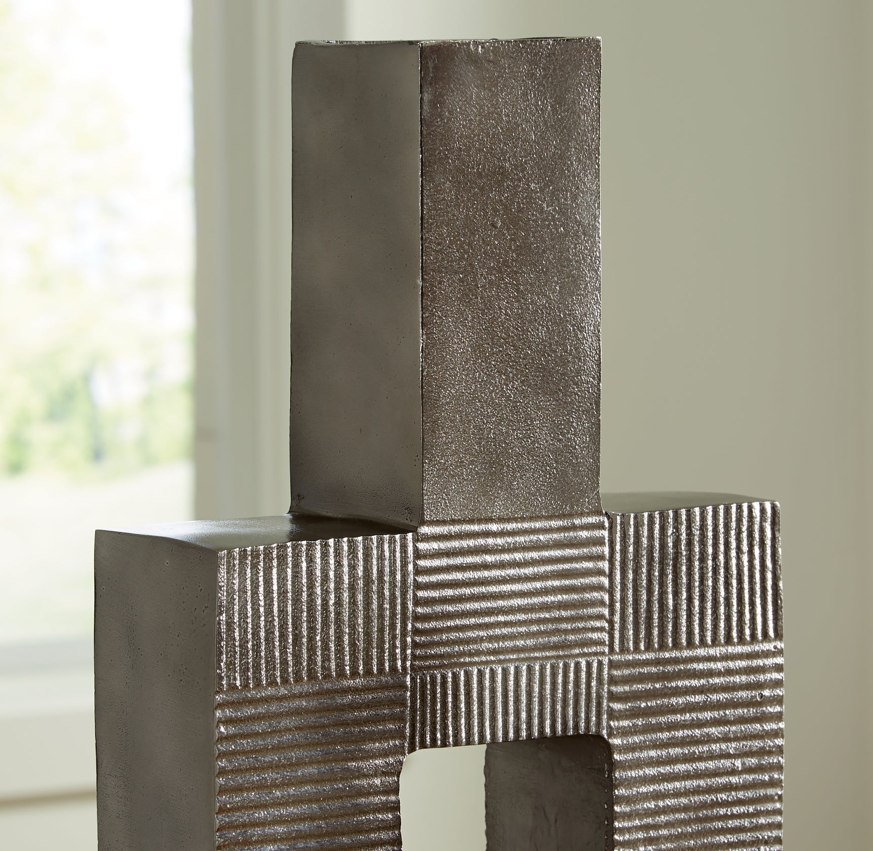 Wrengrove vase geometric pattern detail