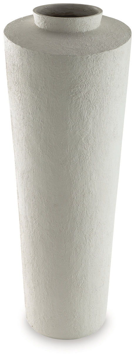 Side angle of Flurinworth Vase with lighting